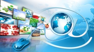 Television and internet production technology concept