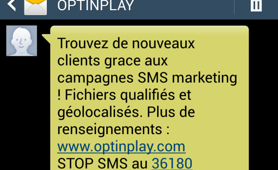Publicité SMS - OptinPlay.com